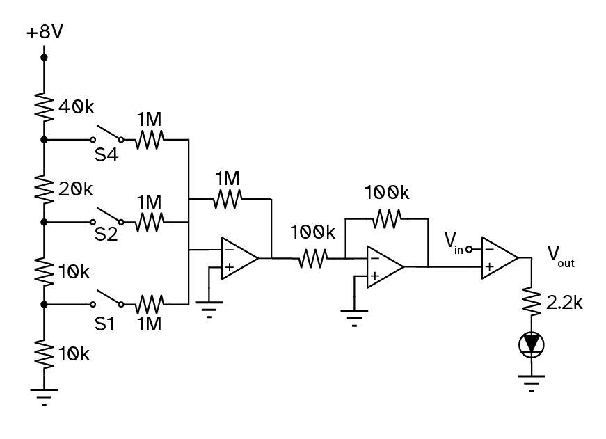 Successive approximation ADC prototype with weighted trial voltage and comparator